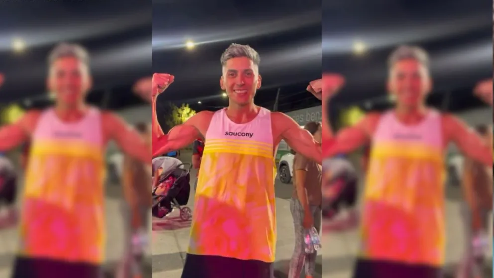 "Es un objetivo que no sé si me hubiera propuesto o soñado, pero llegó y lo estamos tomando de la mejor manera", expresó a ANR el atleta roquense. Foto cortesía