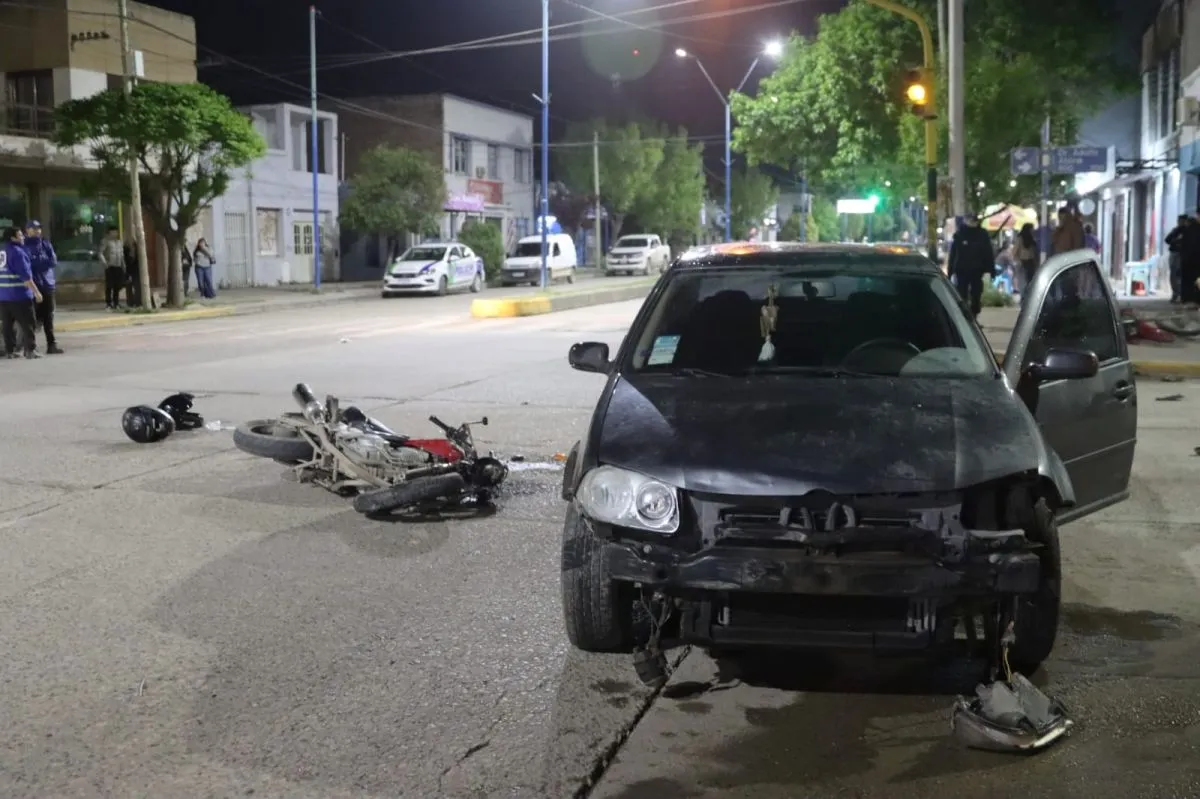 Las pericias sobre el auto y las motos ser&aacute; importante para determinar la velocidad. Foto: Tania Domenicucci