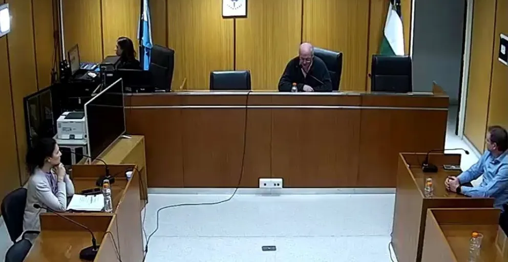 El juez de Garantías Julio Martínez Vivot dio por formalizada la imputación y resolvió la prisión preventiva. Foto gentileza