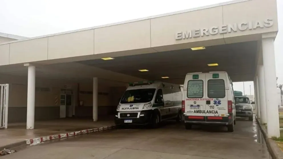 La mujer habia sido trasladada al hospital de General Roca. Foto: gentileza AN Allen