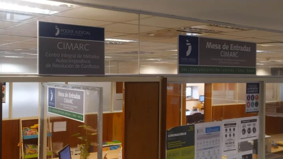 En el Cimarc de Roca se acordó un nuevo régimen de comunicación entre una madre que está en prisión y su hijo. Foto: Ministerio Público de Río Negro.